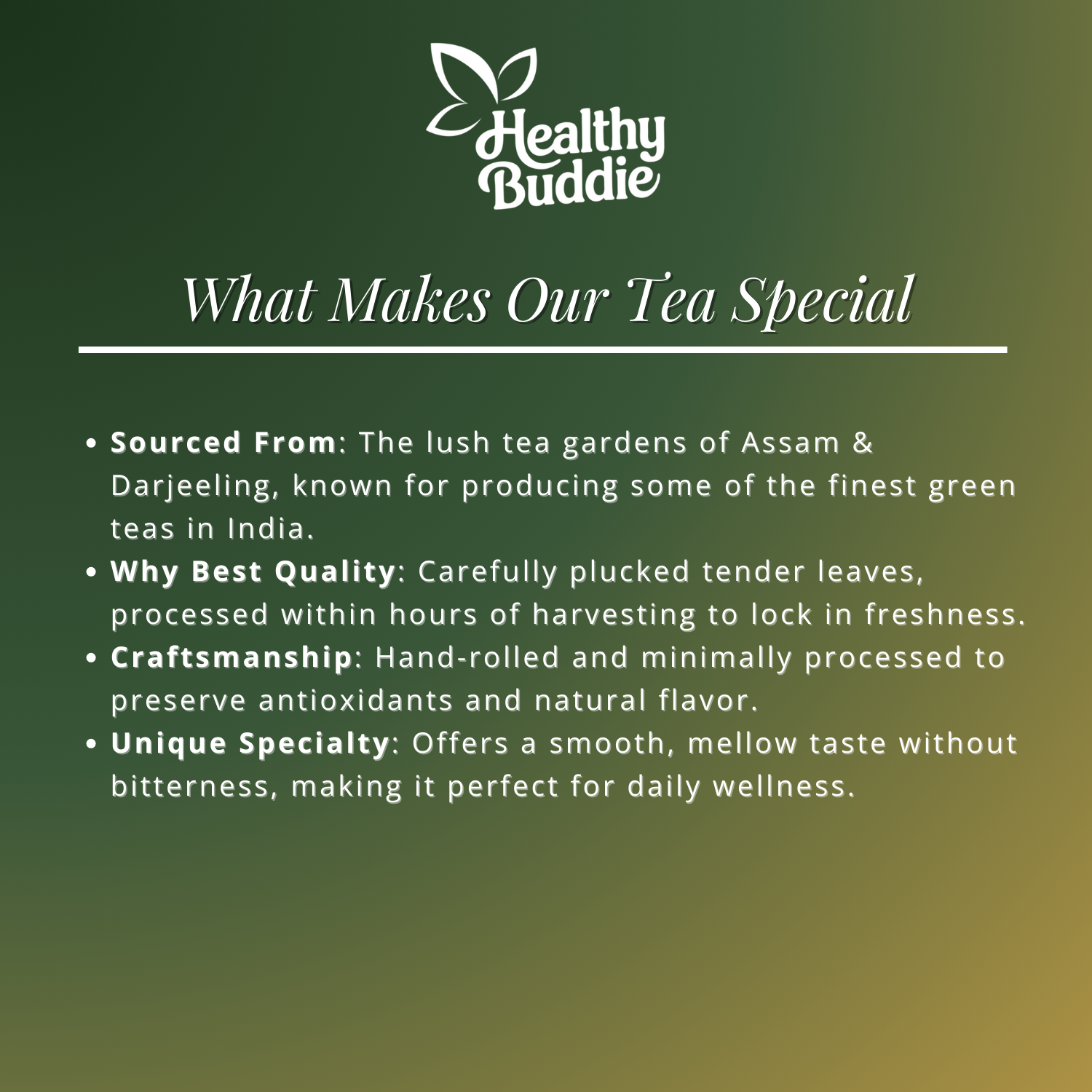 Pure Mountain Green Tea