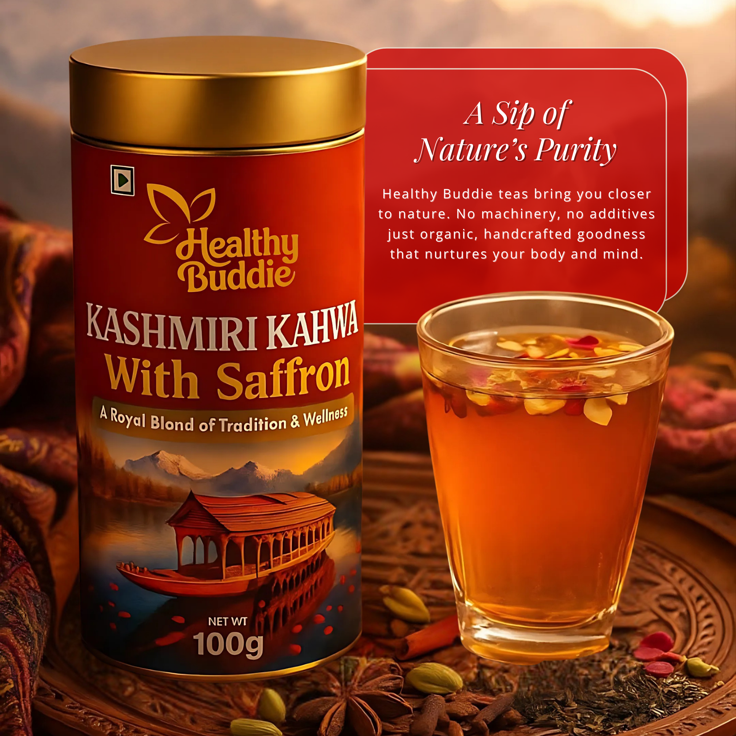 Kashmiri Kahwa With Saffron