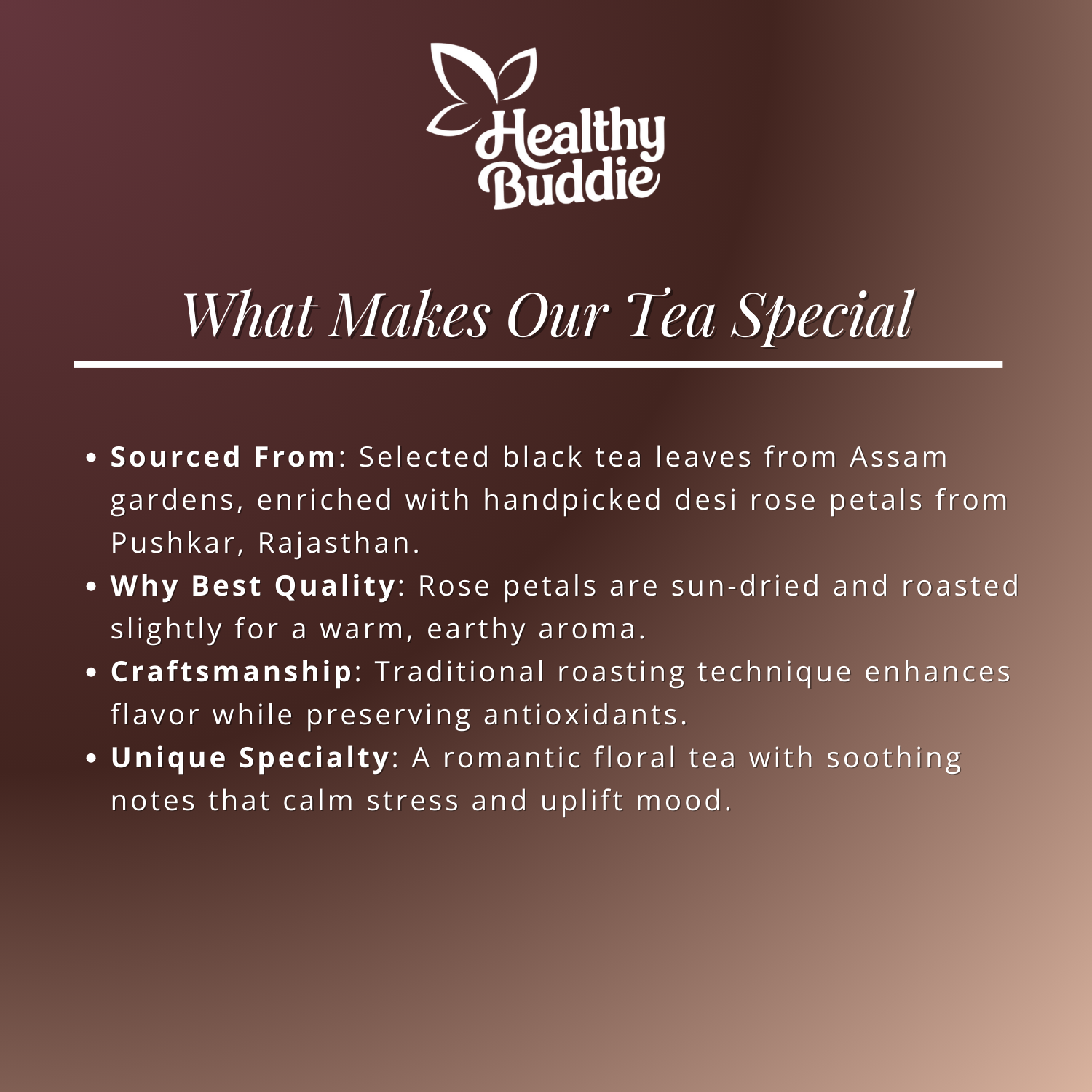 Roasted Rose Black Tea