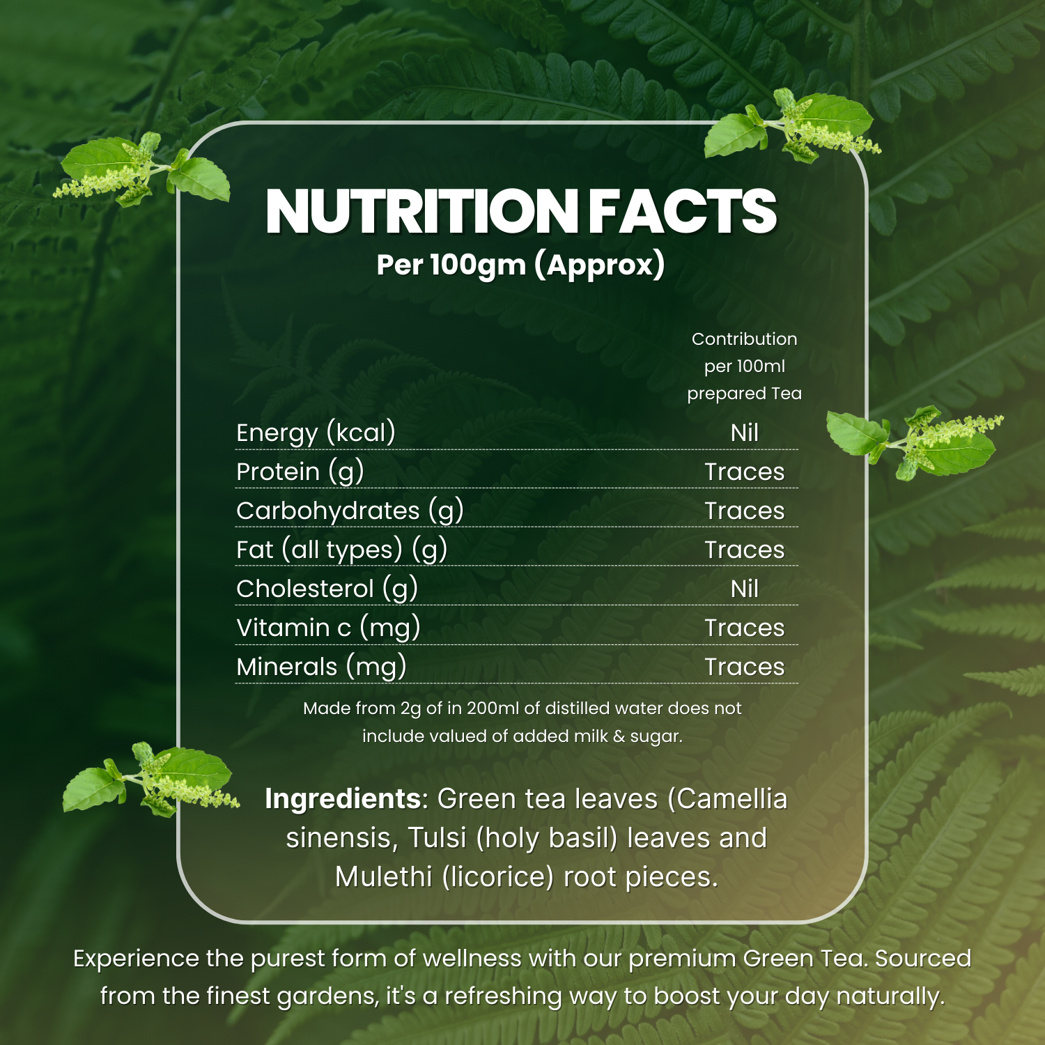 Tulsi Mulethi Green Tea