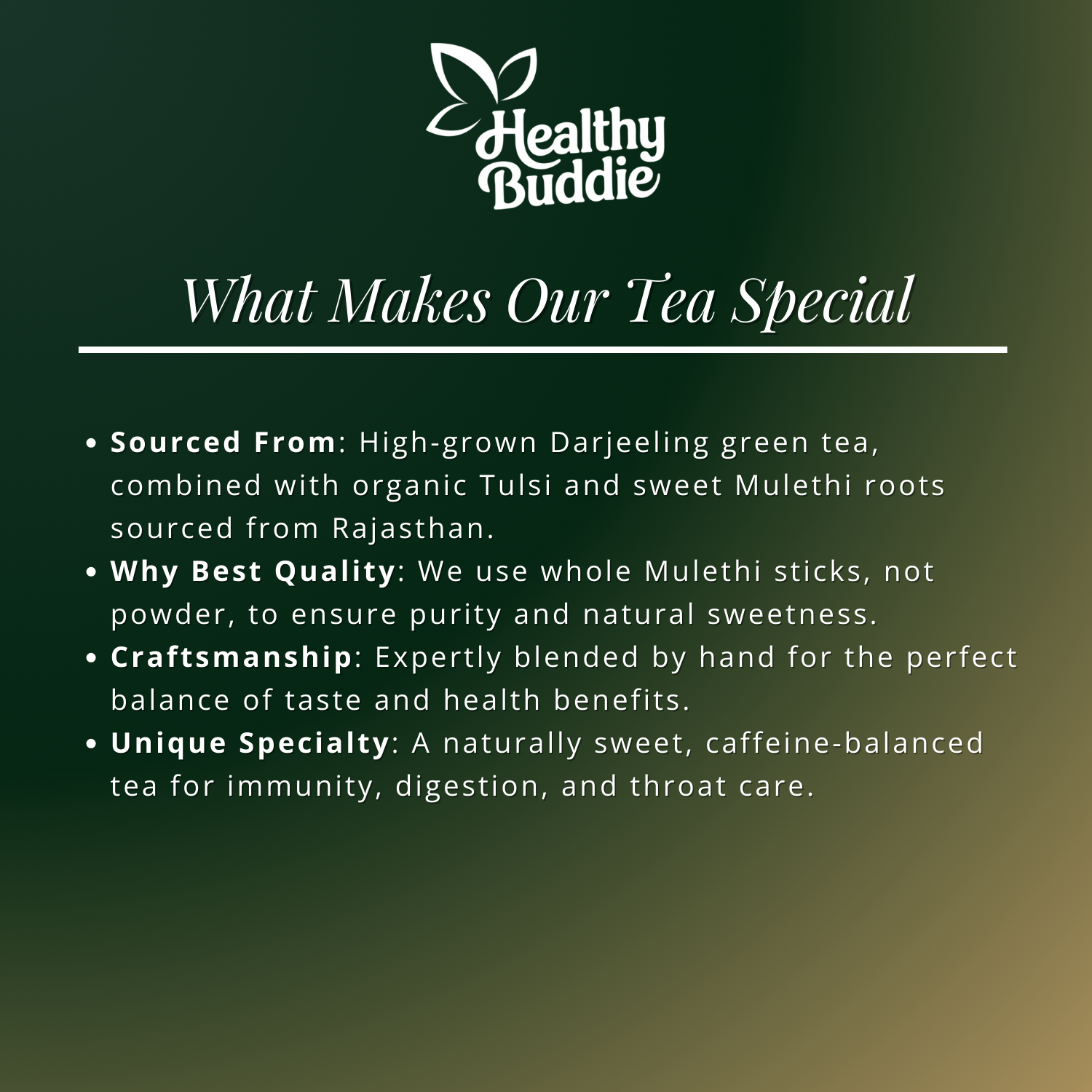 Tulsi Mulethi Green Tea