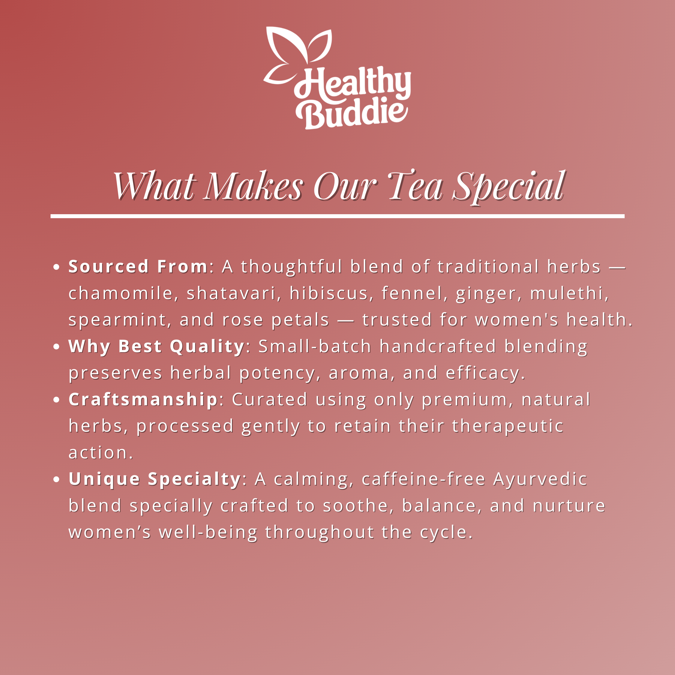 Cramp Comfort Tea – Women’s Wellness Blend