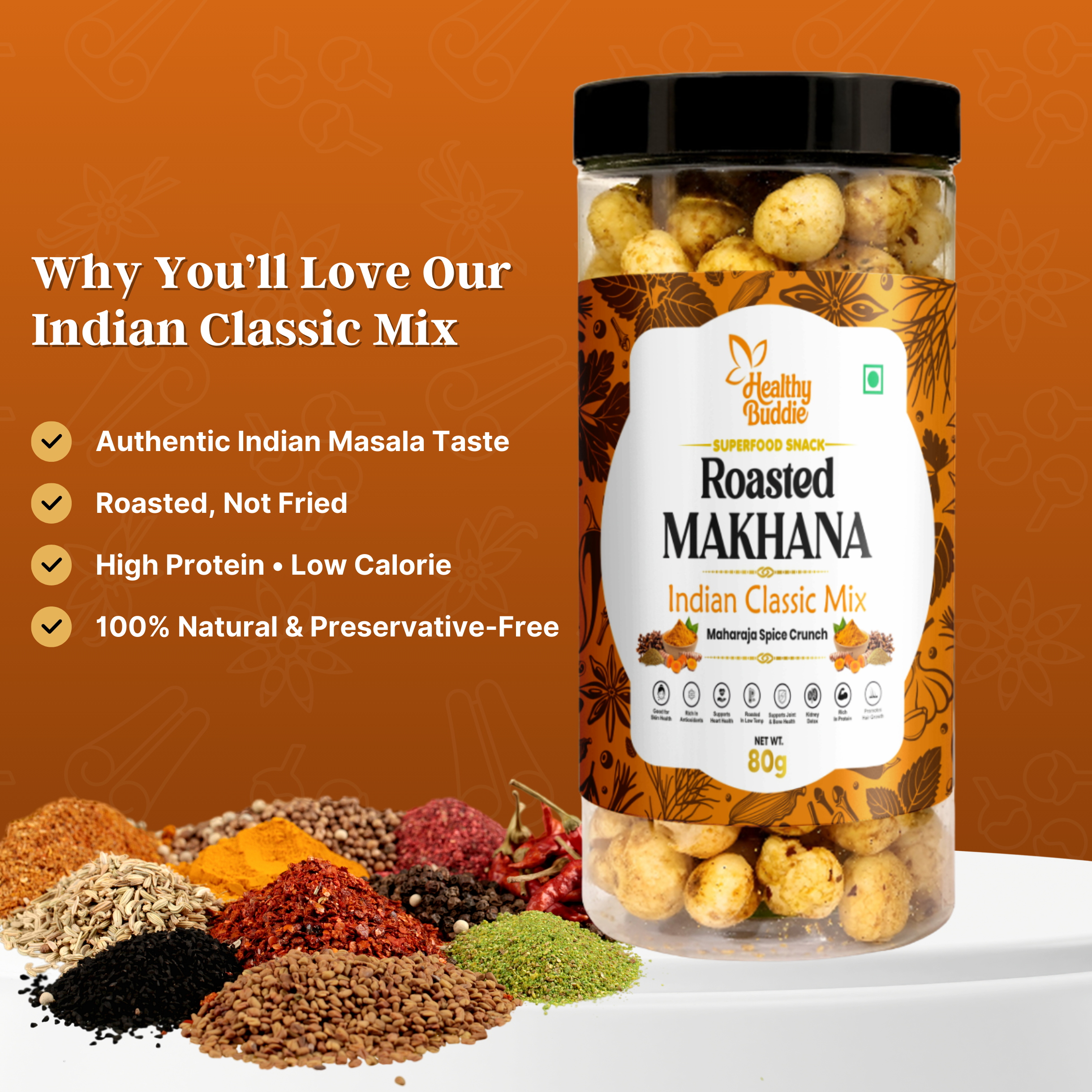 Ultimate Makhana Family Pack (12 Pack)