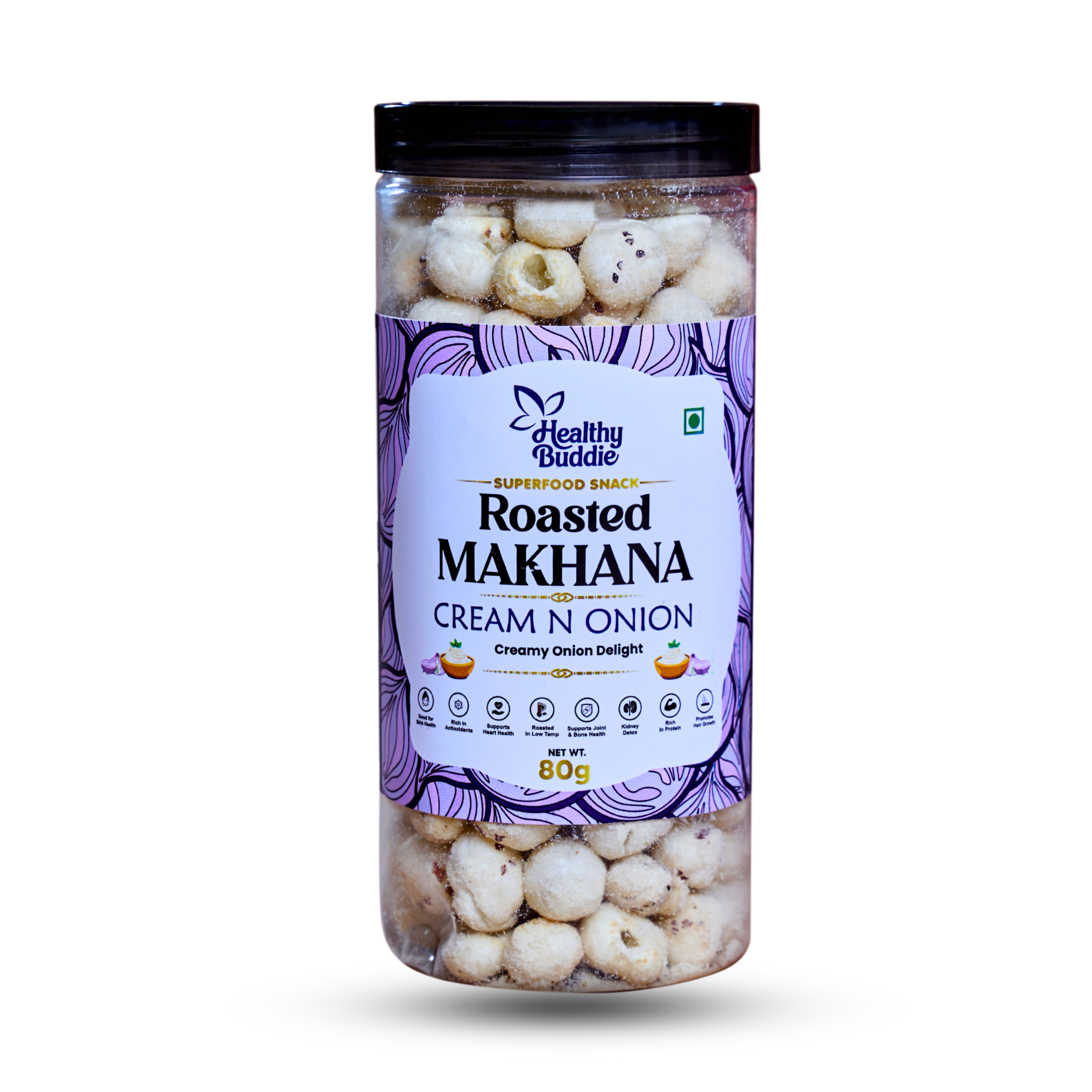 Roasted Makhana – Cream N Onion