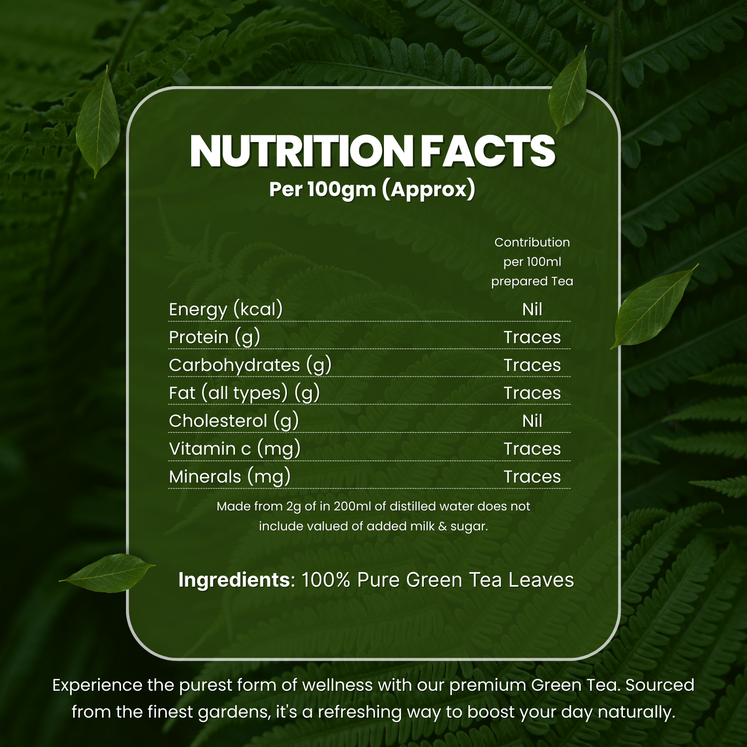 Pure Mountain Green Tea