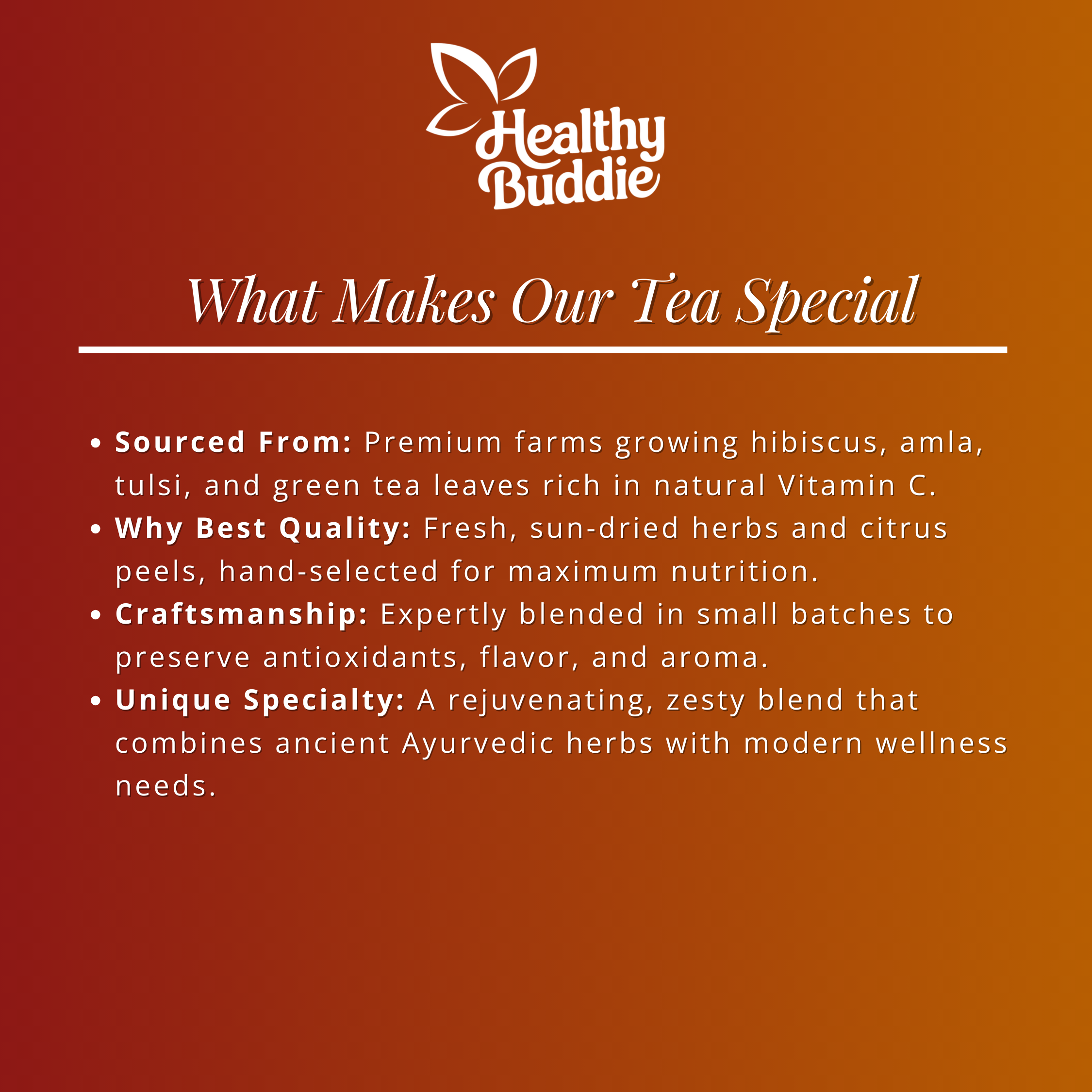 Wellness Tea – Vitamin C Enriched Immunity Booster