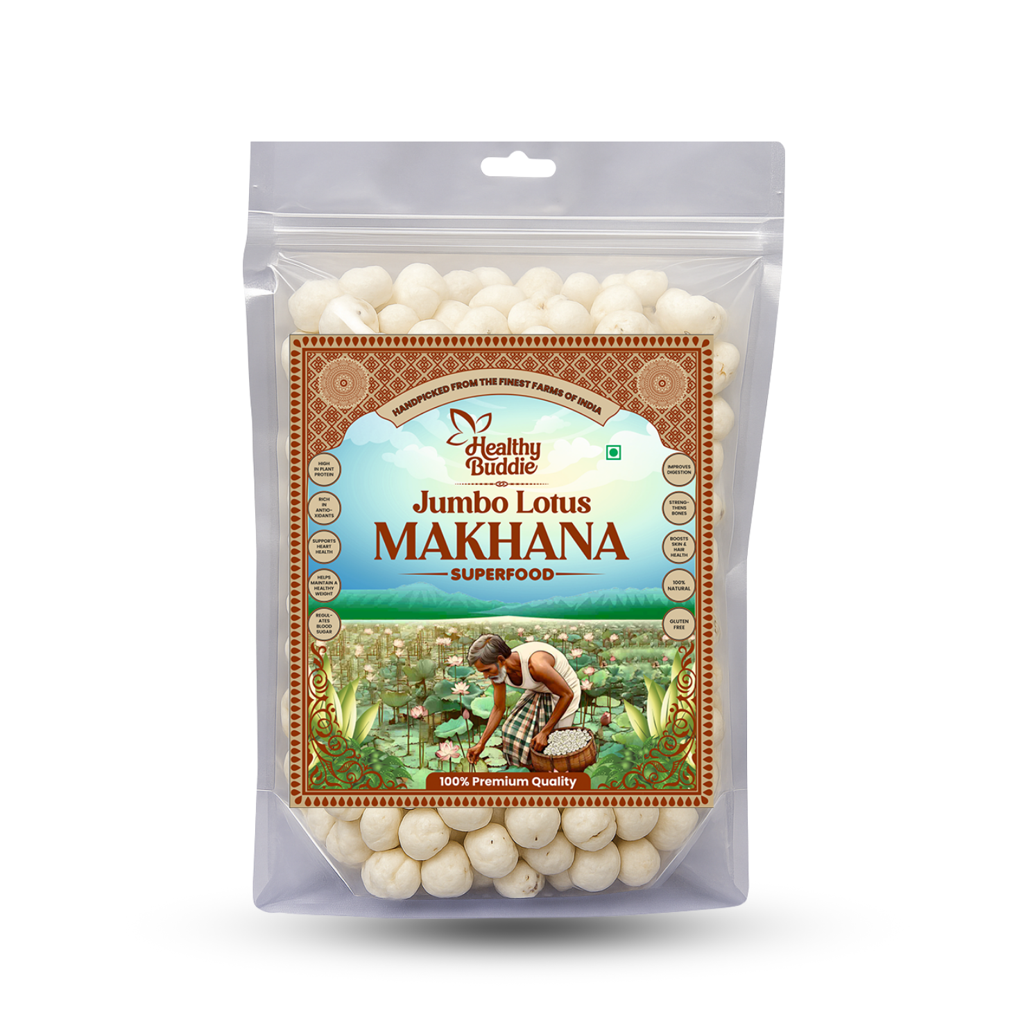 Jumbo Lotus Makhana – 200g