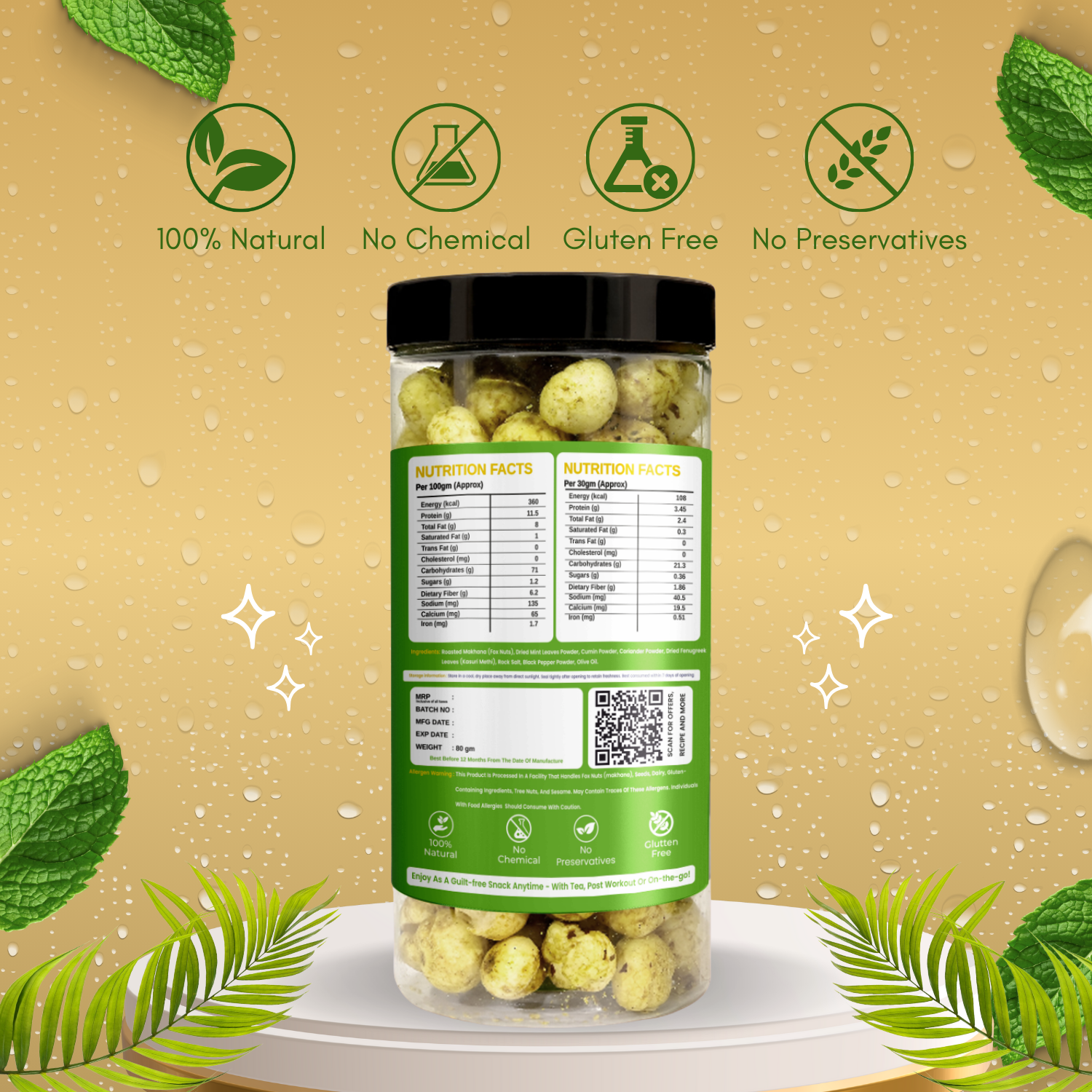 Roasted Makhana – Perky Pudina