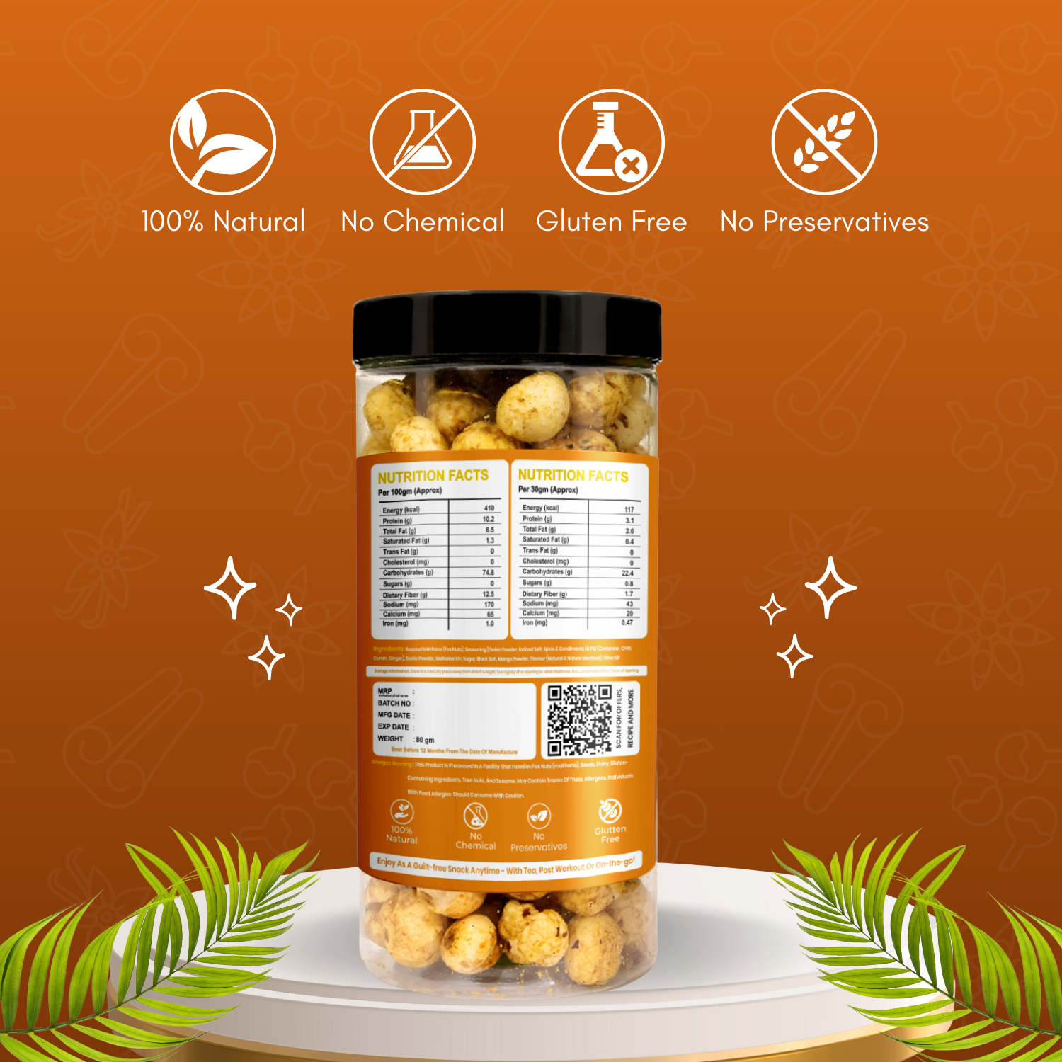 Roasted Makhana – Indian Classic Mix